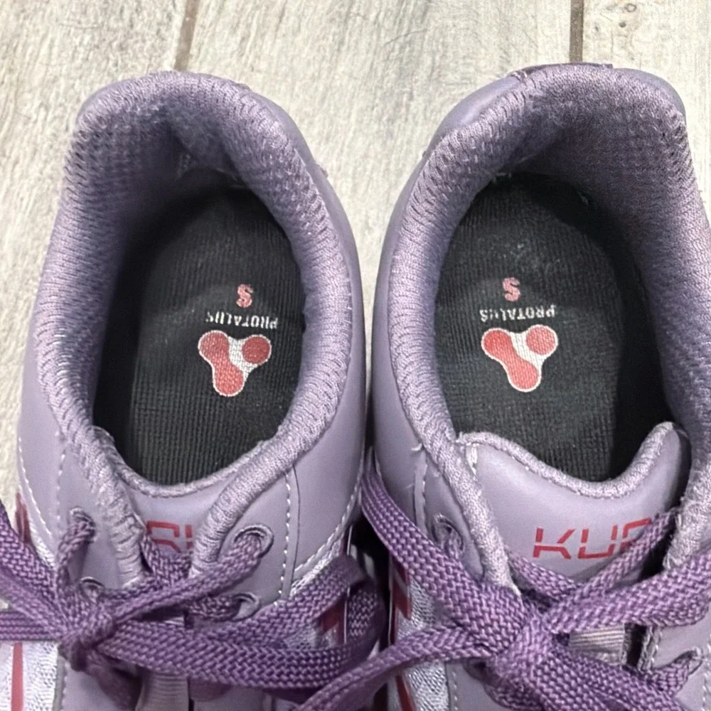 KURU‎ Quantum Purple White Women's Shoes Size 8.5 Comfort Gym Walking Shoes